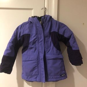 Lands end purple parka. Excellent condition